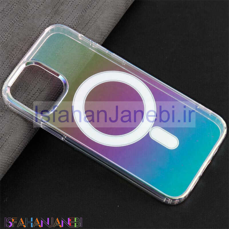 اصفهان جانبی-قاب PC شفاف هولوگرامی Keliluo مگ سیف iPhone 12 / 12 Pro