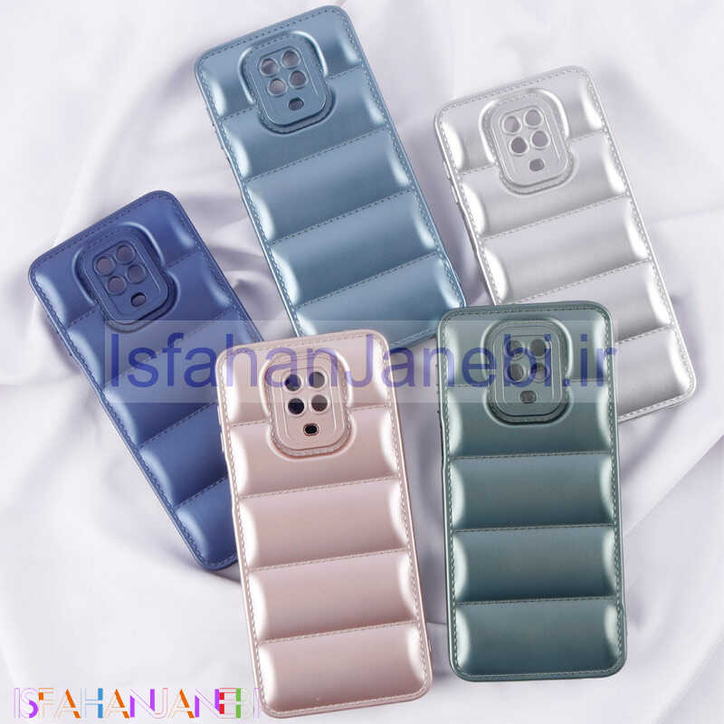 اصفهان جانبی-قاب پافر ژله ای براق محافظ لنزدار Xiaomi Redmi Note 9s / Note 9 Pro / Note 10 Lite