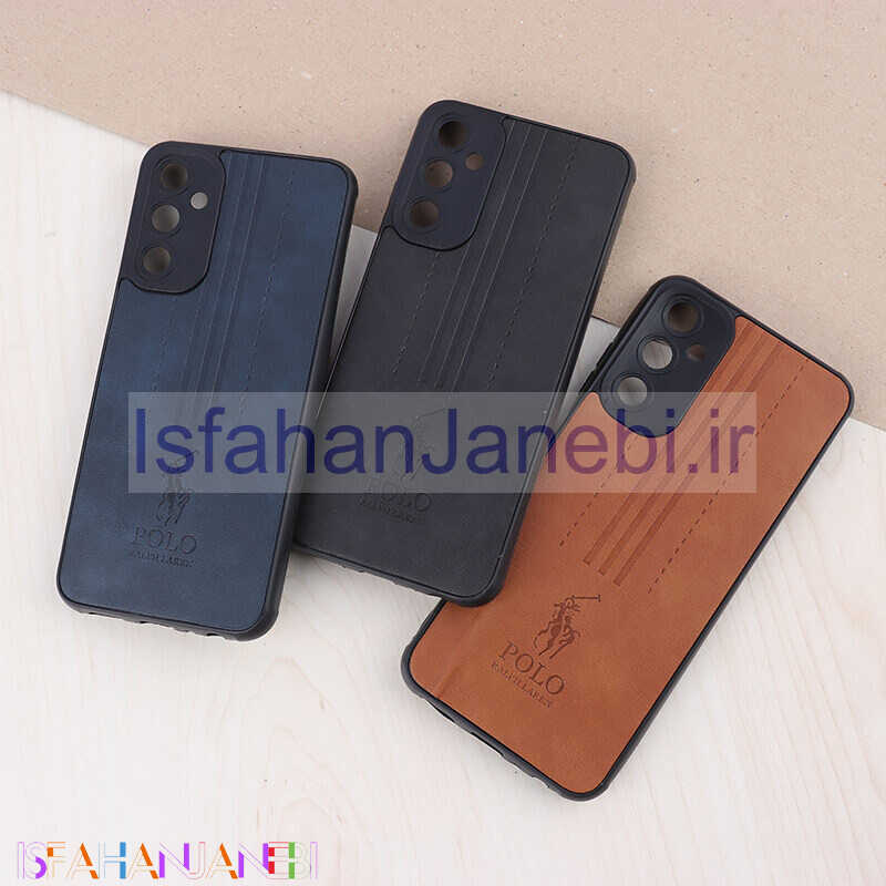 اصفهان جانبی-قاب چرمی Polo Ralph Laren سامسونگ Galaxy A05s محافظ لنزدار