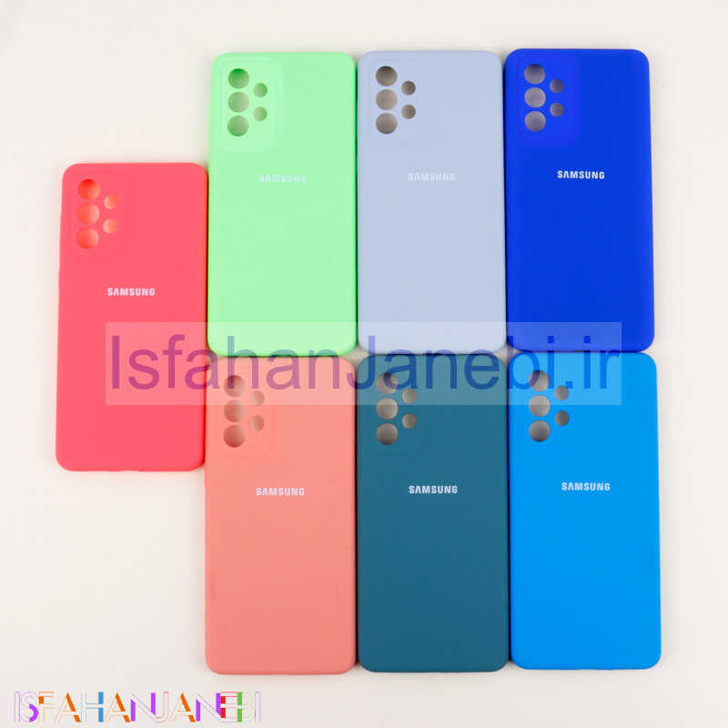 اصفهان جانبی-قاب سیلیکونی اصلی زیربسته سامسونگ Galaxy A73 محافظ لنزدار