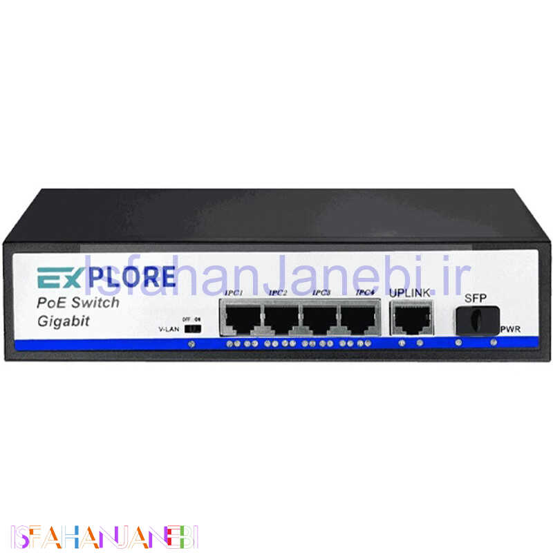 اصفهان جانبی-سوییچ Explore EX-PG4001-S1 2Port + 4 POE