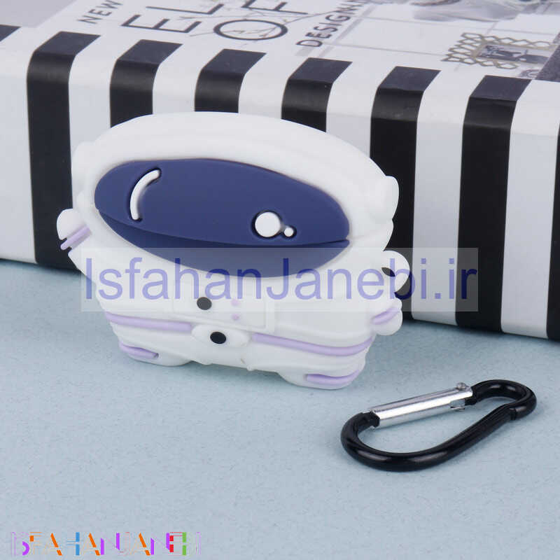 اصفهان جانبی-محافظ AirPods 3 سیلیکونی طرح آدم فضایی