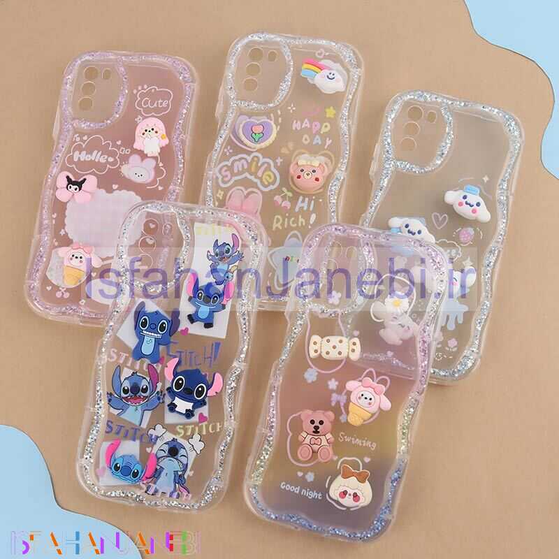 اصفهان جانبی-قاب شاینی شیائومی Poco M3 عروسکی محافظ لنزدار