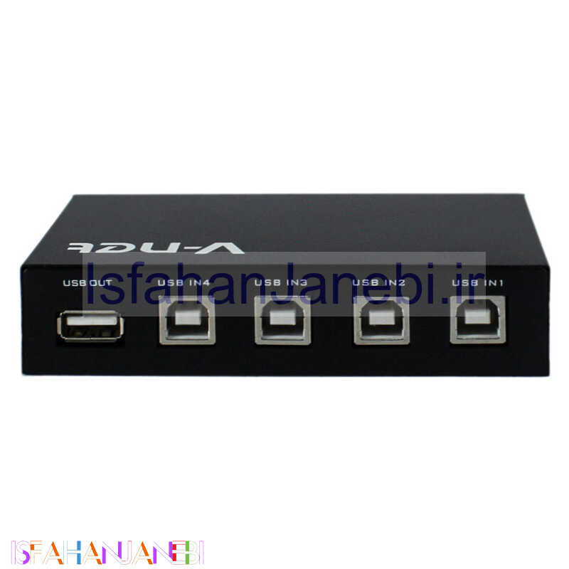 اصفهان جانبی-سوییچ پرینتر V-Net USB Switch 4Port
