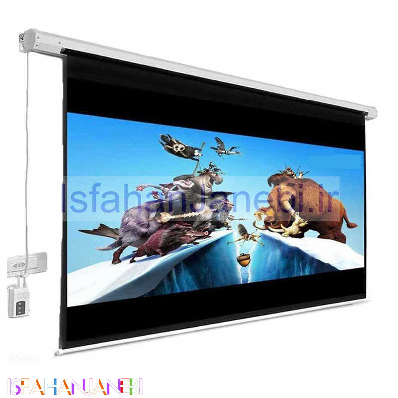 اصفهان جانبی-پرده نمایش برقی ویدیو پروژکتور 250 * 250
