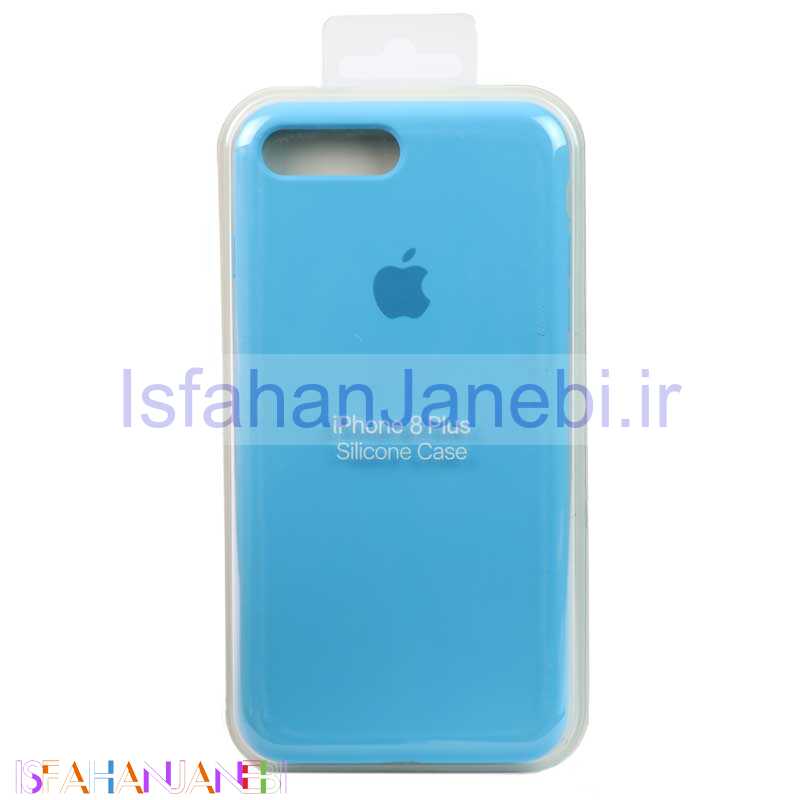 اصفهان جانبی-قاب سیلیکونی iPhone 7/8 Plus آبی آسمانی