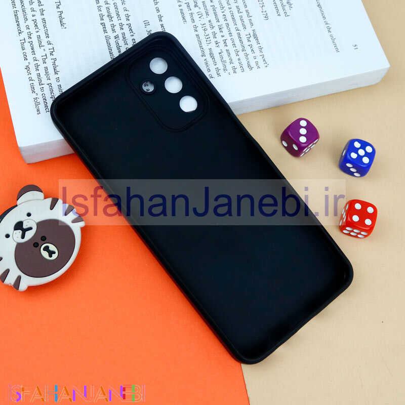 اصفهان جانبی-قاب سیلیکونی خرس TED محافظ لنزدار Samsung Galaxy A13 5G مشکی