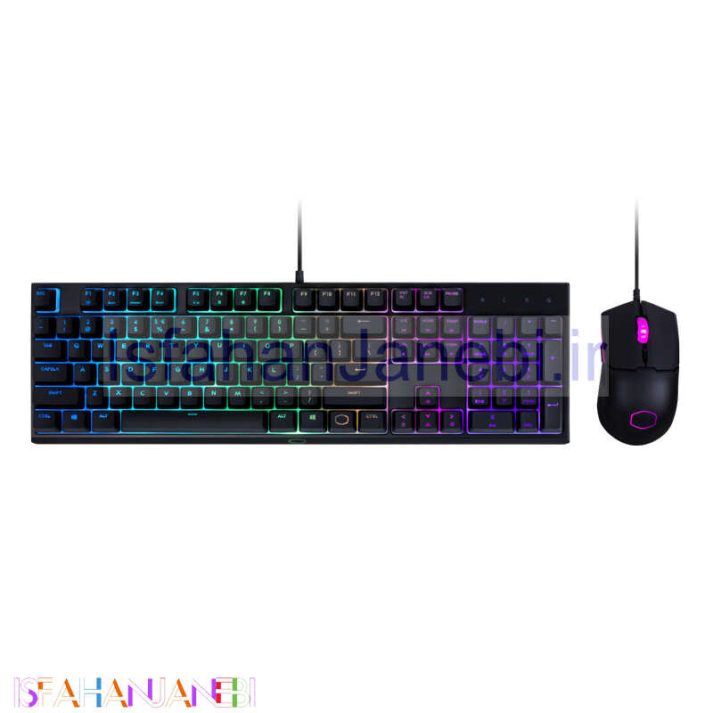 اصفهان جانبی-کیبورد و موس گیمینگ کولر مستر MS110 RGB