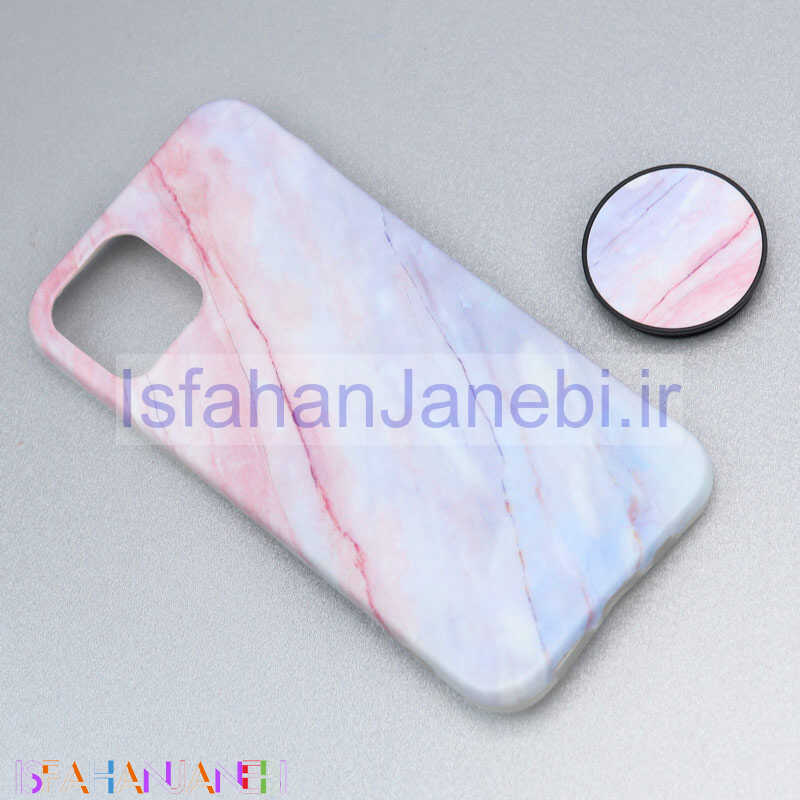اصفهان جانبی-قاب سنگی پاپ سوکت دار کد1 آیفون iPhone 12/12 Pro