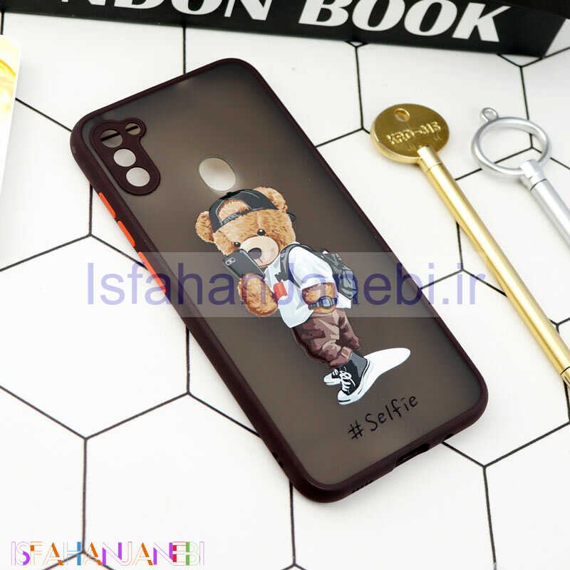 اصفهان جانبی-قاب PC مات محافظ لنزدار طرحدار Samsung Galaxy A11
