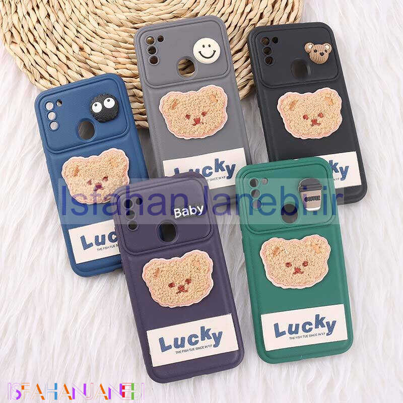 اصفهان جانبی-قاب ژله ای Lucky سامسونگ Galaxy A11 / M11 عروسکی محافظ لنزدار