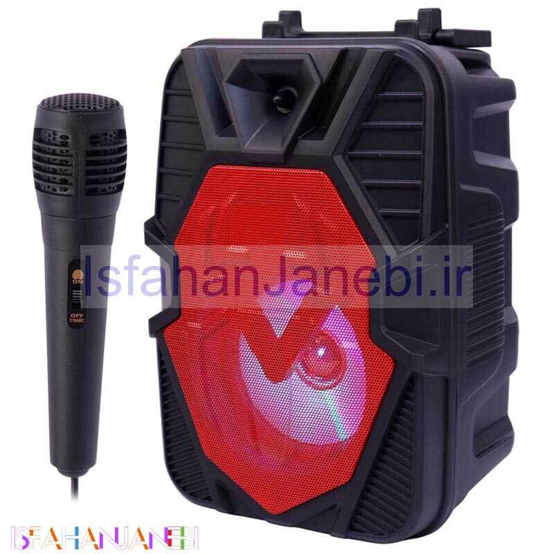 اصفهان جانبی-اسپیکر بلوتوثی رم و فلش خور YD-1202 + میکروفون