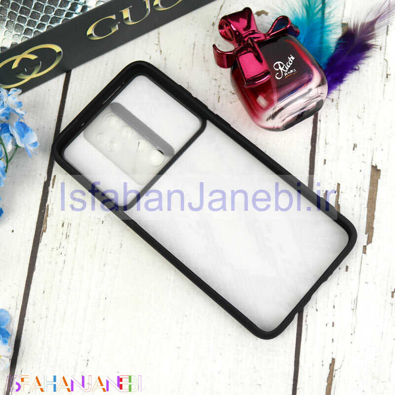 اصفهان جانبی-قاب طرحدار محافظ لنزدار کشویی + پاپ سوکت طرح پوست ماری شیائومی Redmi Note 8 Pro سری C