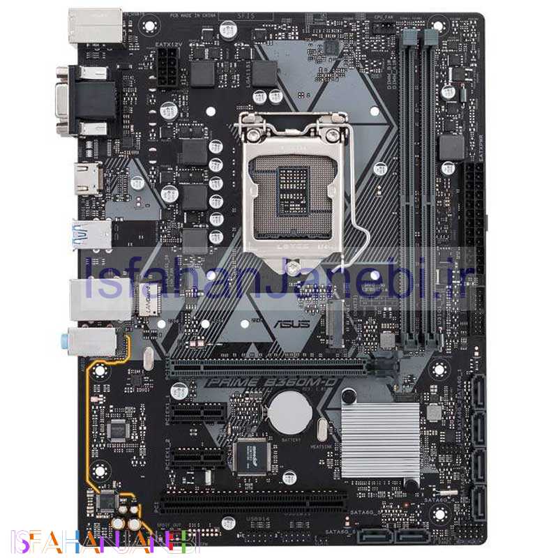 اصفهان جانبی-مادربرد ایسوس PRIME B360M-D DDR4