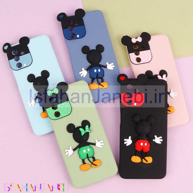 اصفهان جانبی-قاب عروسکی برجسته میکی موس و مینی موس محافظ لنزدار Samsung Galaxy A13 5G / A04s