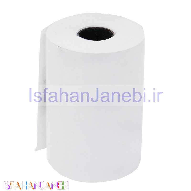 اصفهان جانبی-کاغذ رول حرارتی فیش پرینتر چاپ مشکی 8 سانتی متری