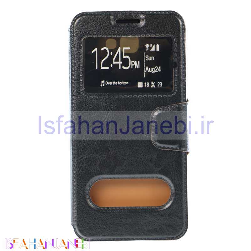 اصفهان جانبی-کیف کلاسوری چرمی Samsung J5 Prime مشکی