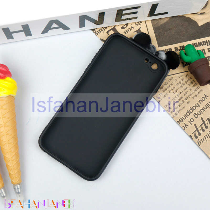 اصفهان جانبی-قاب سیلیکونی عروسکی محافظ لنزدار طرح Minnie Mouse آیفون iPhone 6/6s