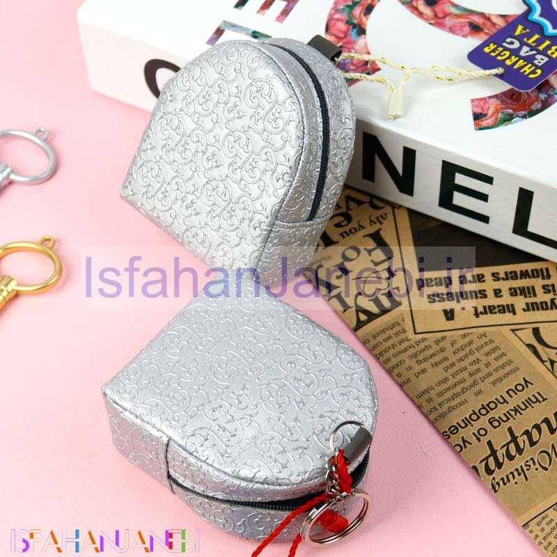 اصفهان جانبی-کیف هندزفری کوله ای طرحدار طوسی