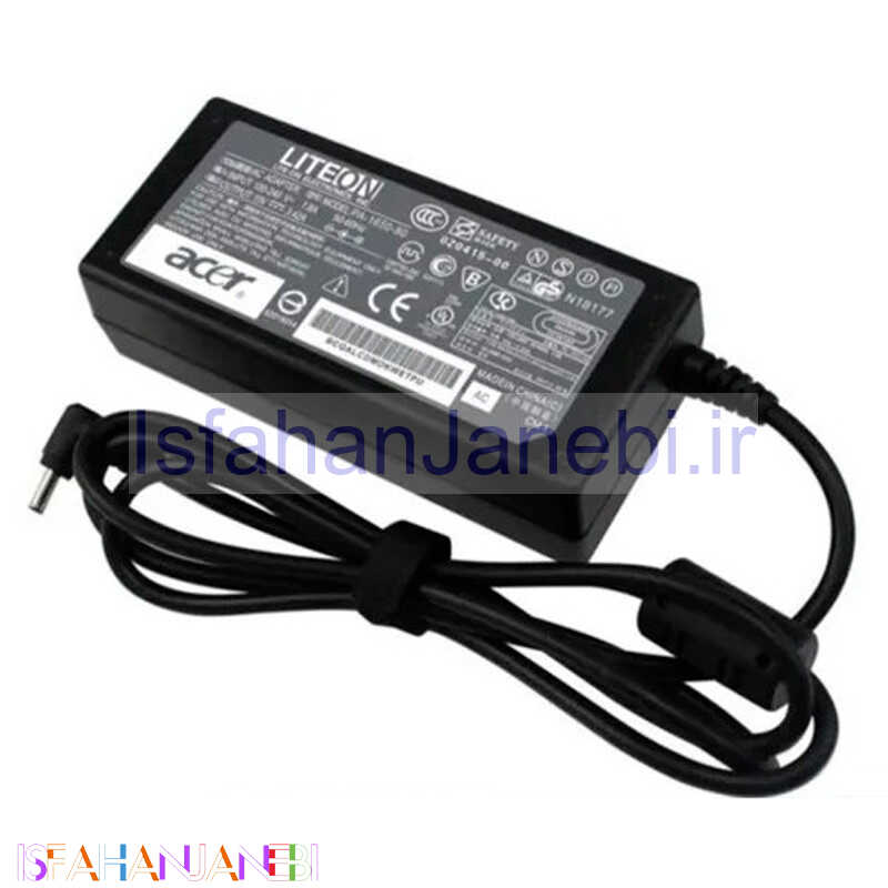 اصفهان جانبی-شارژر لپ تاپ Acer 19V 3.42A سر ریز