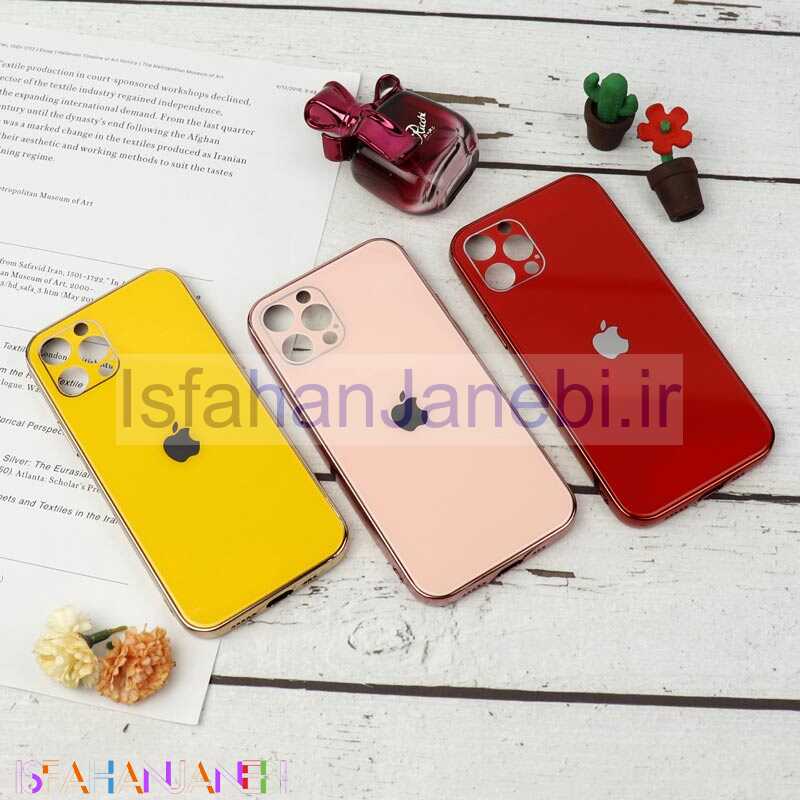 اصفهان جانبی-قاب محافظ لنزدار My Case پشت گلسی iPhone 12 Pro رنگی