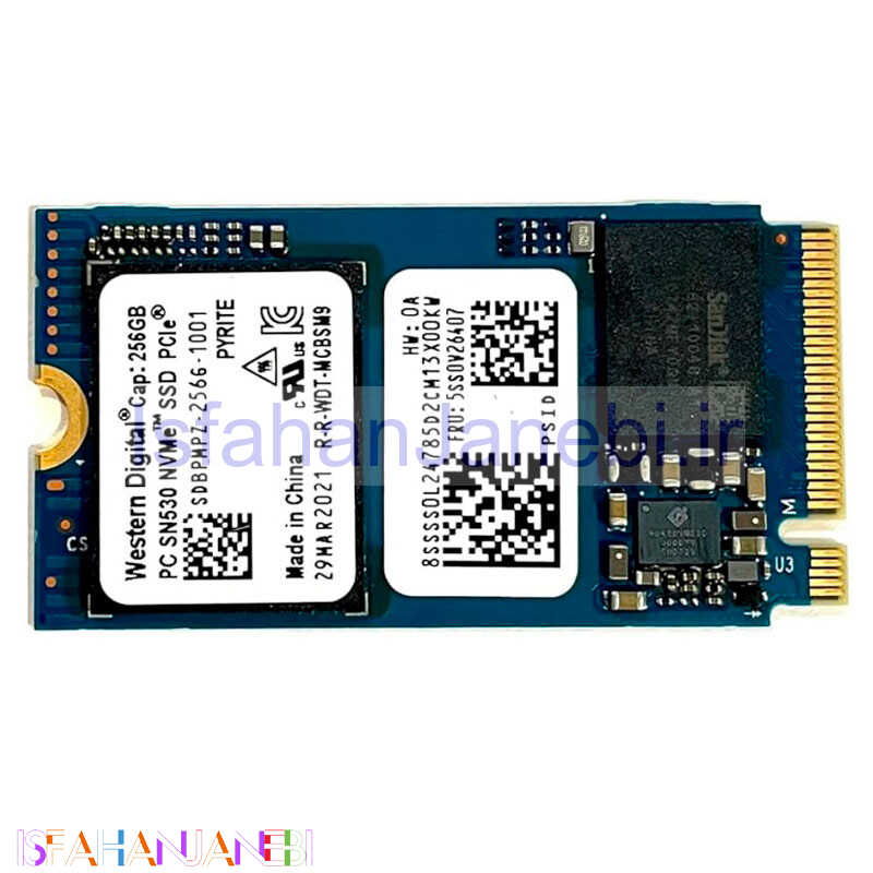 اصفهان جانبی-حافظه SSD وسترن دیجیتال Western Digital SN530 256GB M.2 استوک