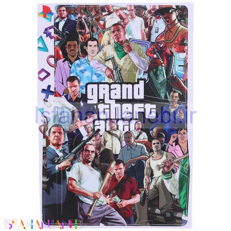 اصفهان جانبی-اسکین پلی استیشن 5 اسلیم استاندارد طرح GTA کد 2