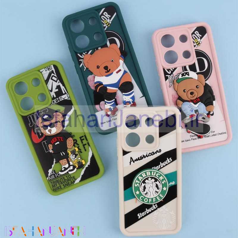 اصفهان جانبی-قاب سولید شیائومی Redmi Note 13 4G برجسته محافظ لنزدار