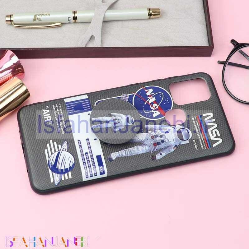 اصفهان جانبی-قاب فانتزی برجسته + پاپ سوکت کد19 سامسونگ A21s