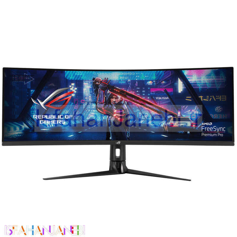 اصفهان جانبی-مانیتور گیمینگ خمیده ایسوس ROG Strix XG49VQ سایز 49 اینچ