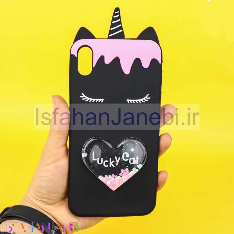 اصفهان جانبی-قاب سیلیکونی تک شاخ iPhone XS Max مشکی