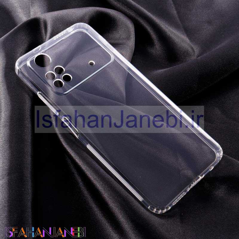 اصفهان جانبی-قاب ژله ای ساده بی رنگ محافظ لنزدار Xiaomi Poco M4 Pro