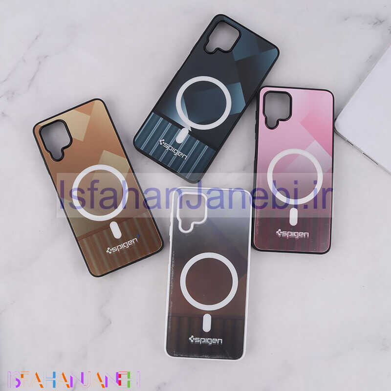 اصفهان جانبی-قاب Spigen سامسونگ Galaxy A12 / M12 طرح مگ سیف