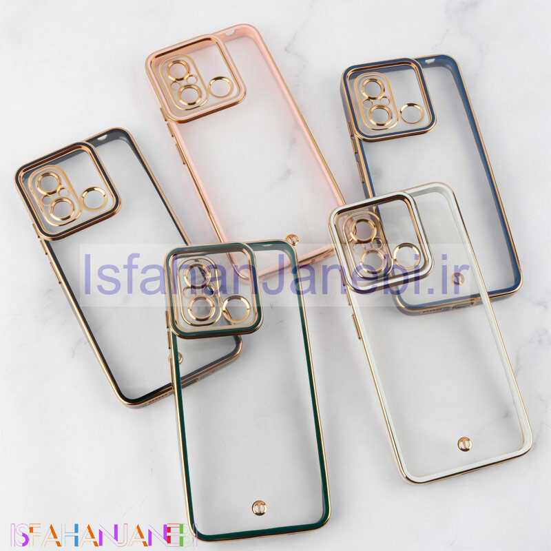 اصفهان جانبی-قاب Space شیائومی Redmi 12C دور رنگی محافظ لنزدار