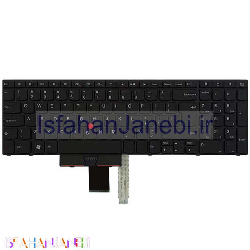 اصفهان جانبی-کیبورد Lenovo ThinkPad Edge E520 با موس - با فریم - مشکی