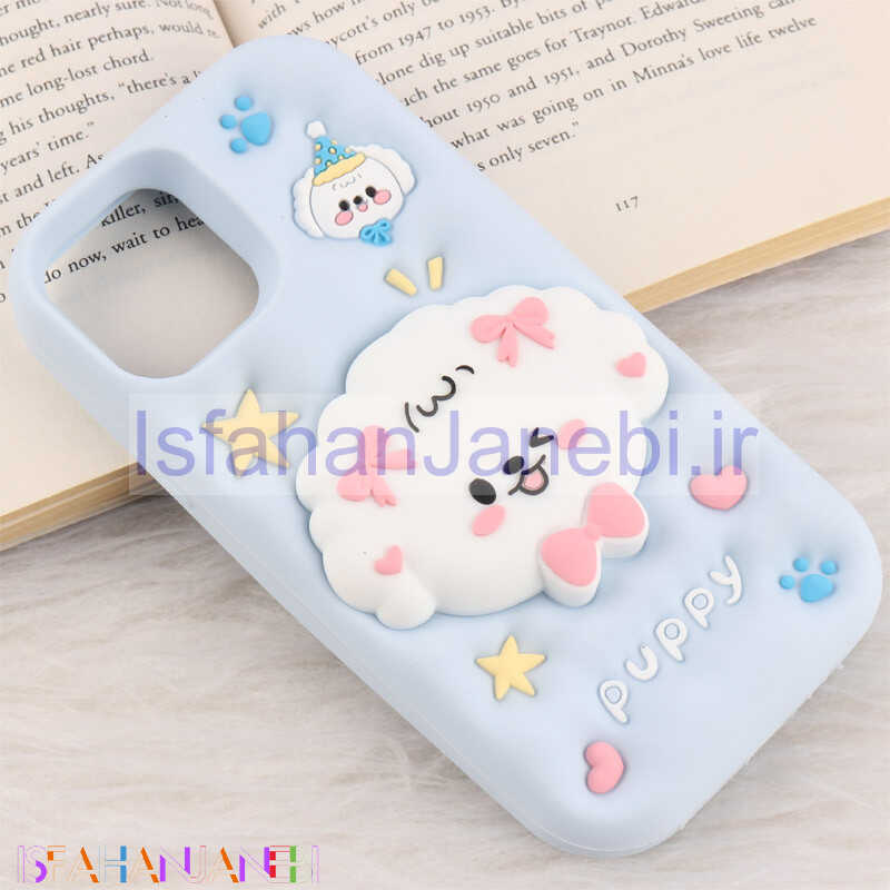 اصفهان جانبی-قاب سیلیکونی Vip Max آیفون iPhone 12 / 12 Pro پاپ سوکت دار طرح Puppy