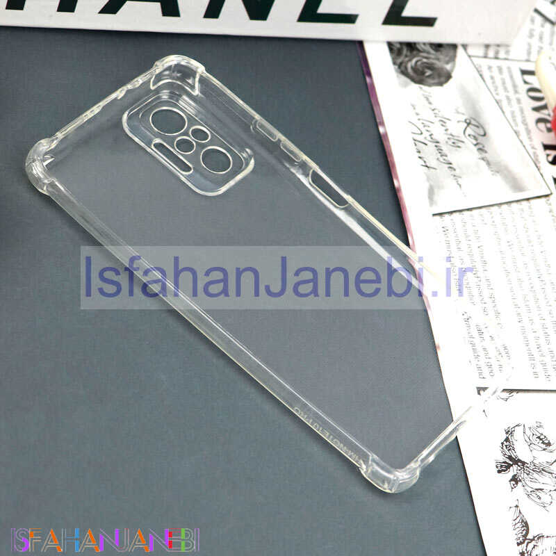 اصفهان جانبی-قاب محافظ لنزدار ژله ای ضربه گیر بی رنگ Xiaomi Redmi Note 10 Pro