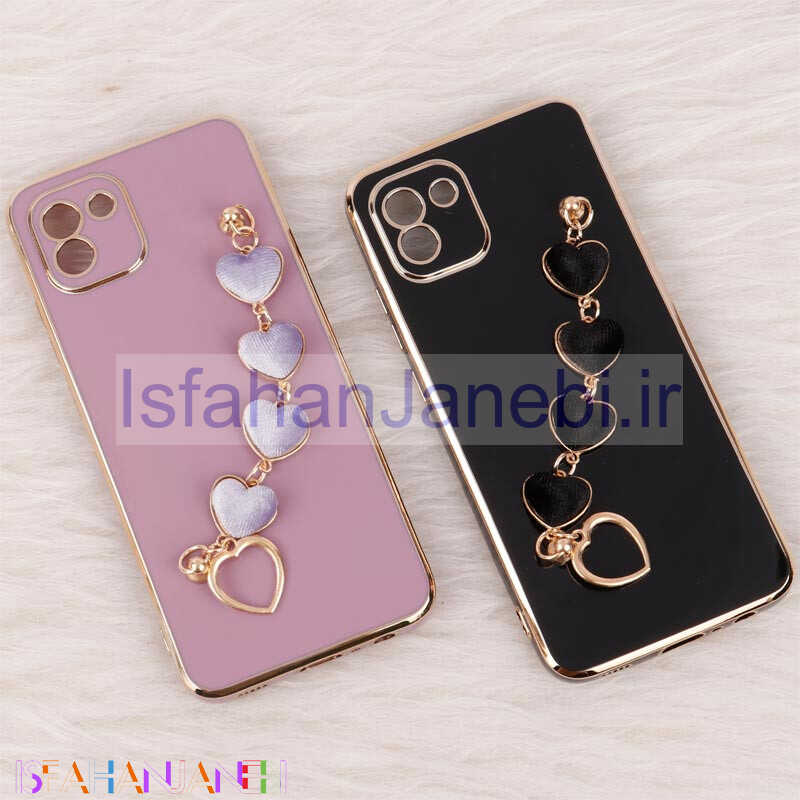 اصفهان جانبی-قاب My Case محافظ لنزدار + آویز دستی Samsung Galaxy A03