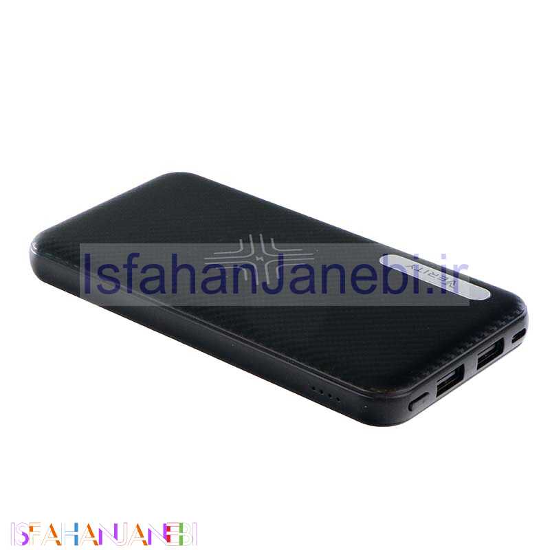 اصفهان جانبی-پاور بانک بی سیم 10000 وریتی VERITY V-PP107 مشکی