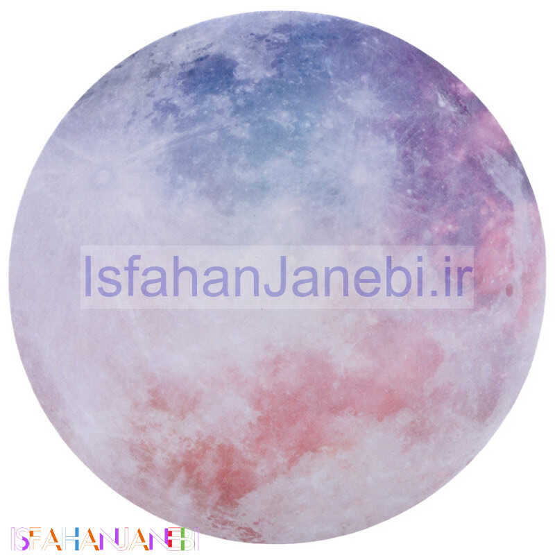 اصفهان جانبی-پد موس Qihe QH-1 19.5*19.5cm طرح ماه صورتی