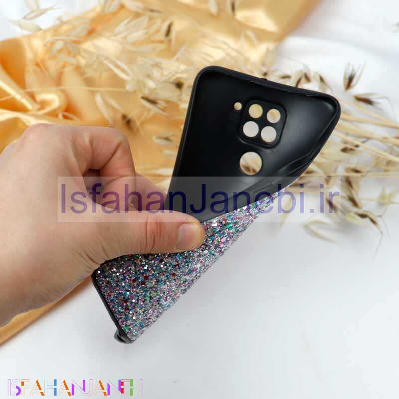 اصفهان جانبی-قاب چرم اکلیلی محافظ لنزدار Xiaomi Redmi Note 9