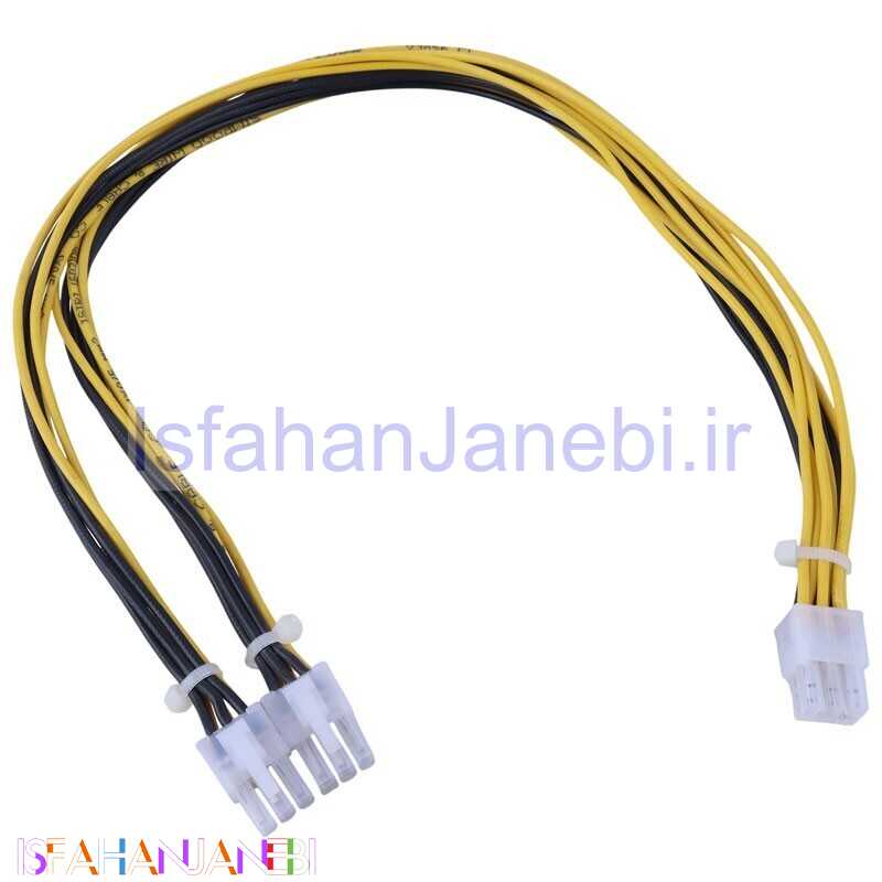 اصفهان جانبی-کابل تبدیل 1 به 2 6Pin طول 50 سانتی متر