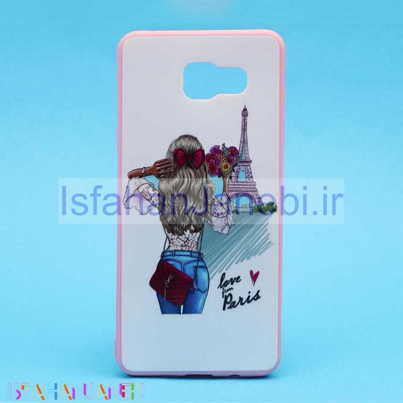 اصفهان جانبی-قاب فانتزی برجسته صورتی طرح دختر سامسونگ A5 2016