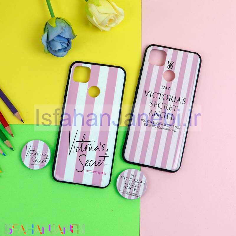 اصفهان جانبی-قاب فانتزی برجسته + پاپ سوکت طرح ویکتوریا شیائومی Redmi 9C سری D