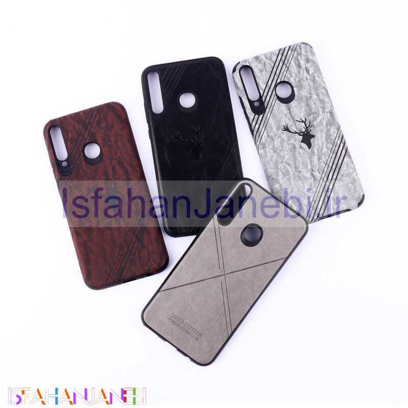 اصفهان جانبی-قاب ساده سیلیکونی چرمی محافظ لنزدار Huawei Y7p