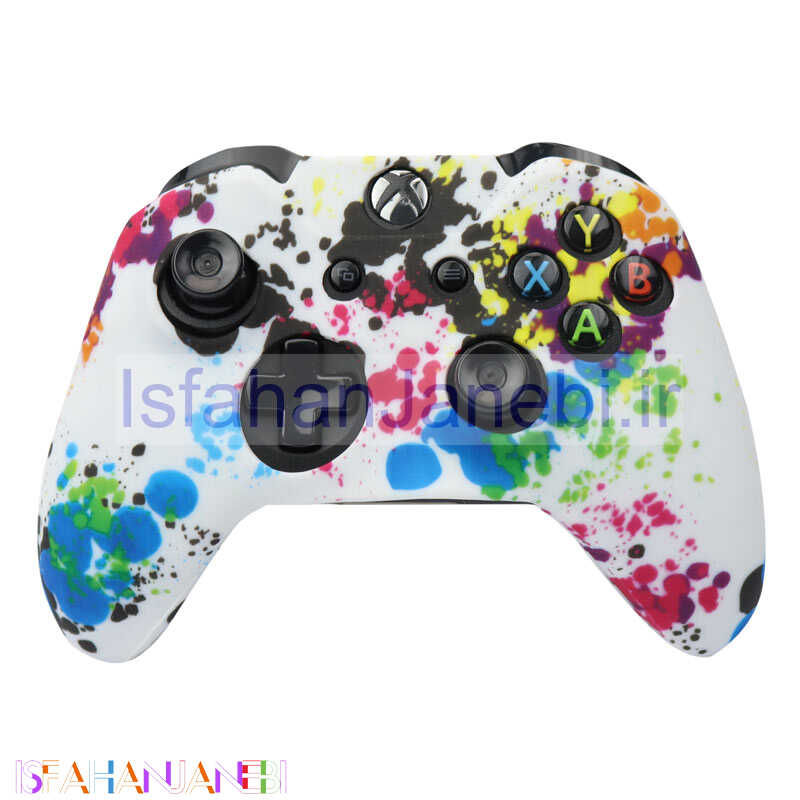اصفهان جانبی-روکش دسته بازی Xbox طرح رنگی ساده زمینه سفید