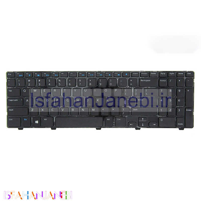 اصفهان جانبی-کیبورد لپ تاپ دل Dell Inspiron 3521 بدون فریم مشکی