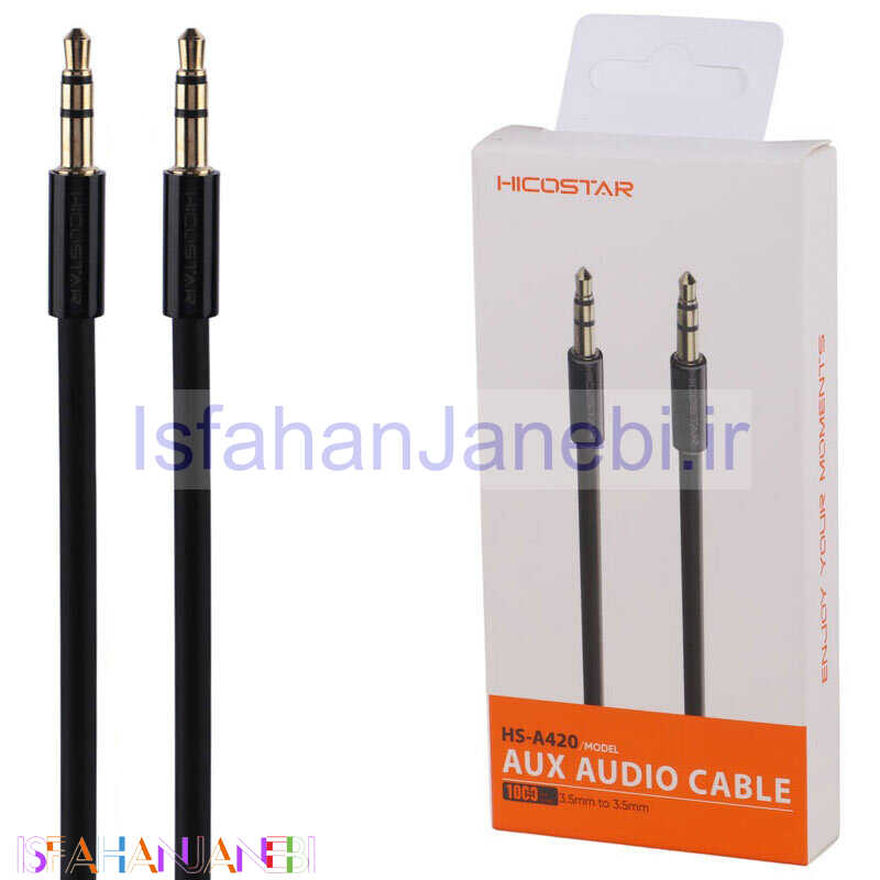 اصفهان جانبی-کابل AUX هایکو استار HS-A420 طول 1 متر