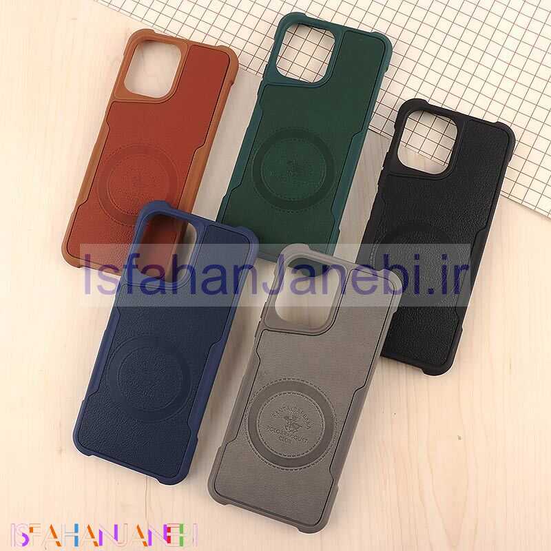 اصفهان جانبی-قاب چرمی Polo Racquet Club شیائومی Redmi 12 / Redmi 13 4G / Redmi 13 5G