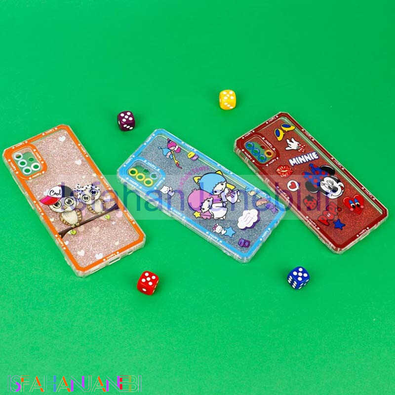 اصفهان جانبی-قاب عروسکی Pro Camera محافظ لنزدار اکلیلی Samsung Galaxy A51 4G